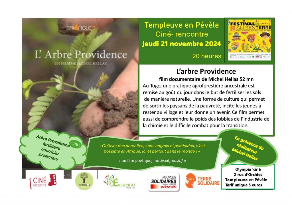 l'arbre providence projet flyer